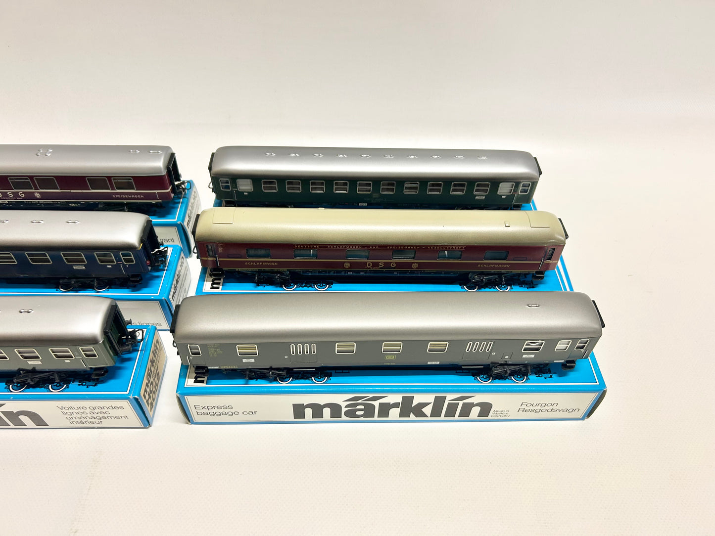 Märklin 6x D-Zug Personenwagen Konvolut H0
