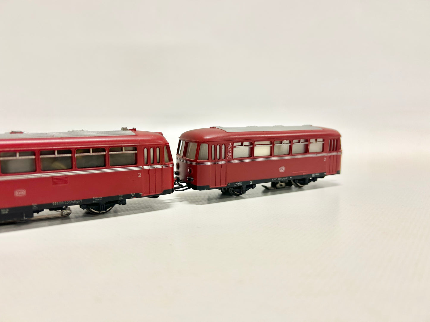 Märklin 3016 + 4018 Schienenbus + Beiwagen Triebwagen H0