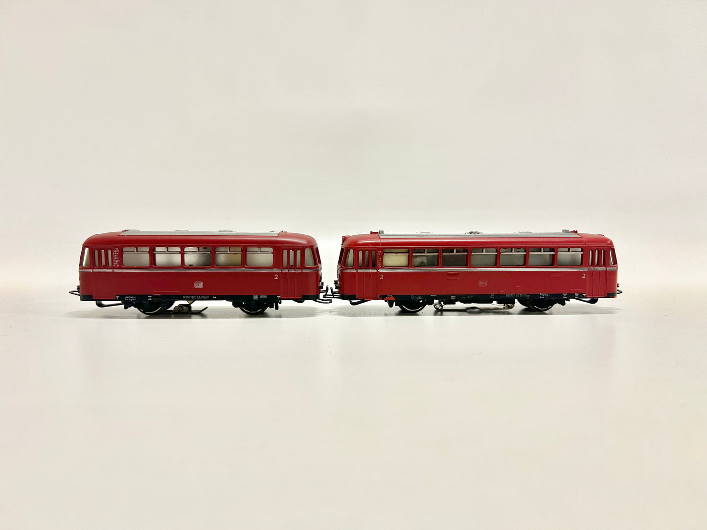 Märklin 3016 + 4018 Schienenbus + Beiwagen Triebwagen H0