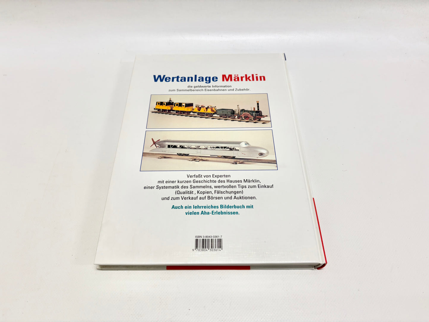 Wertanlage Märklin Buch