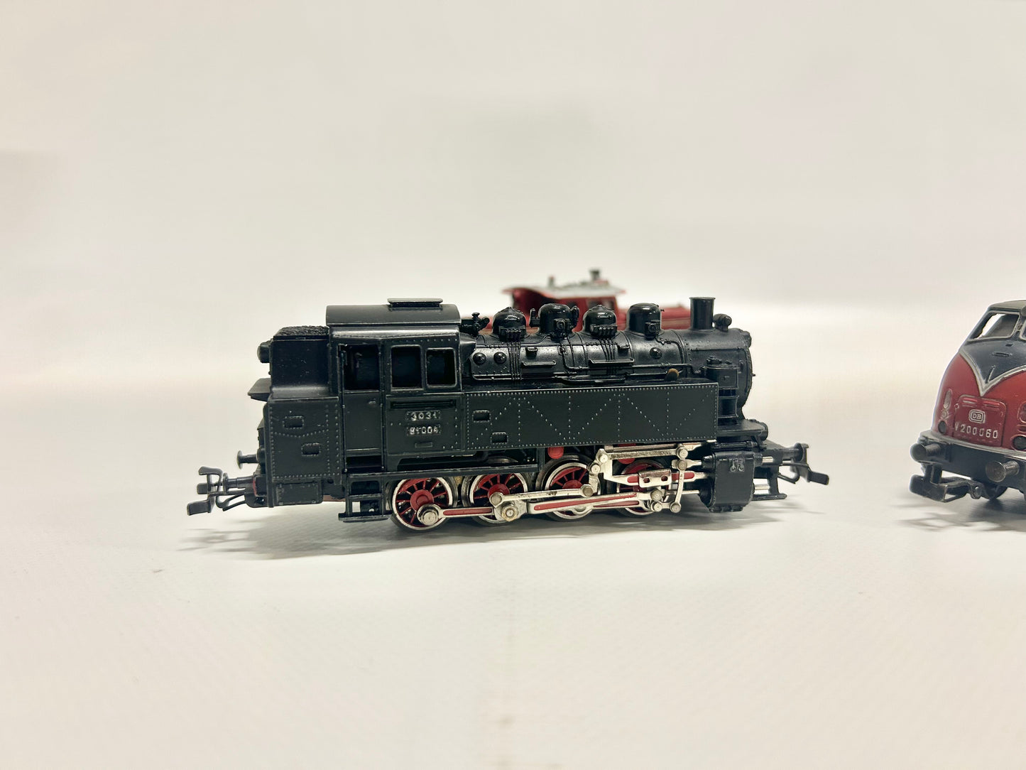 Märklin 3021 3003 3031 3065 4x Lokomotiven Dampflok Diesellok H0