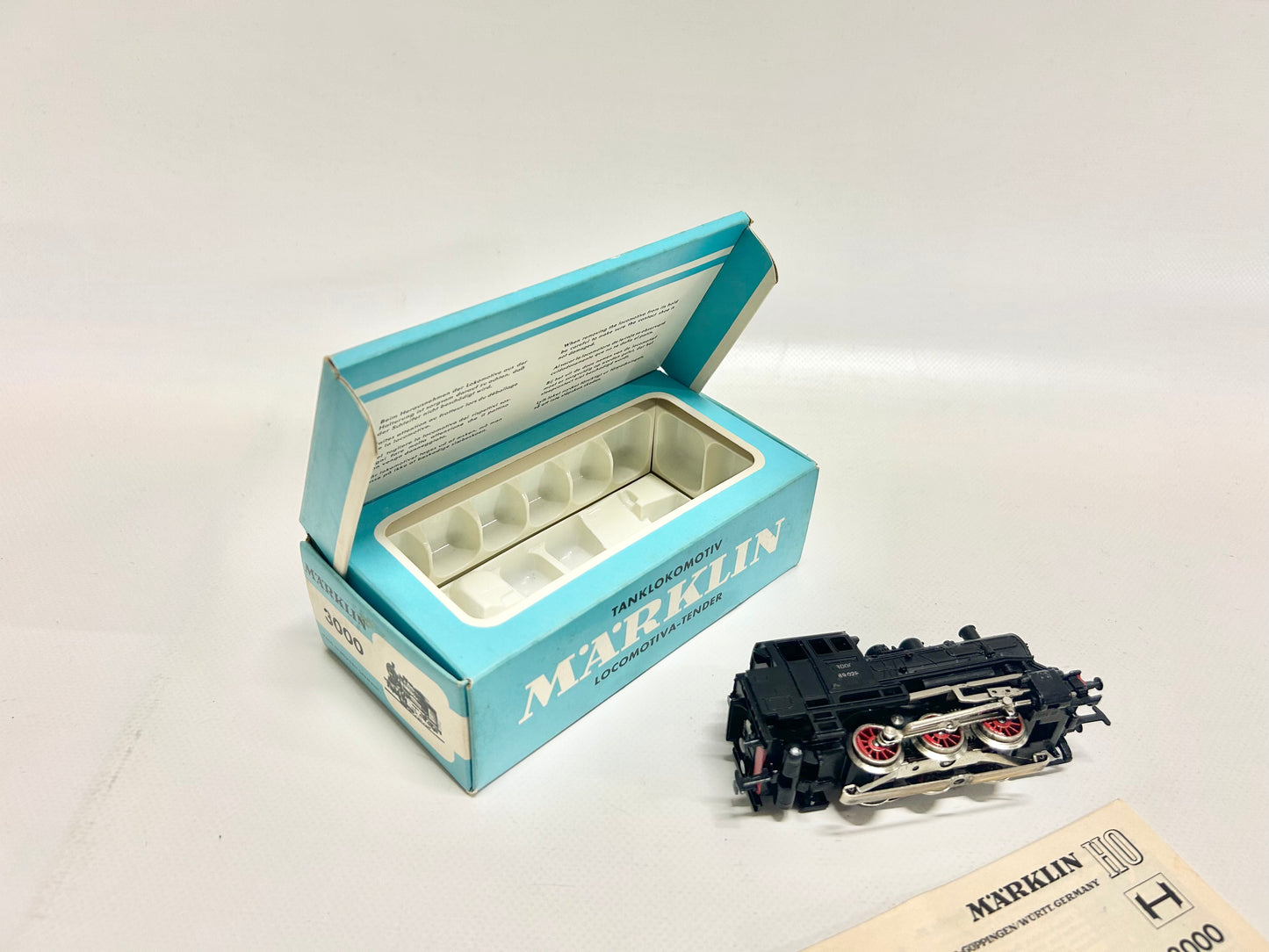 Märklin 3000 !! OVP mit tiefgezogenem Kunststoffeinsatz !! Br 89 Dampflok H0