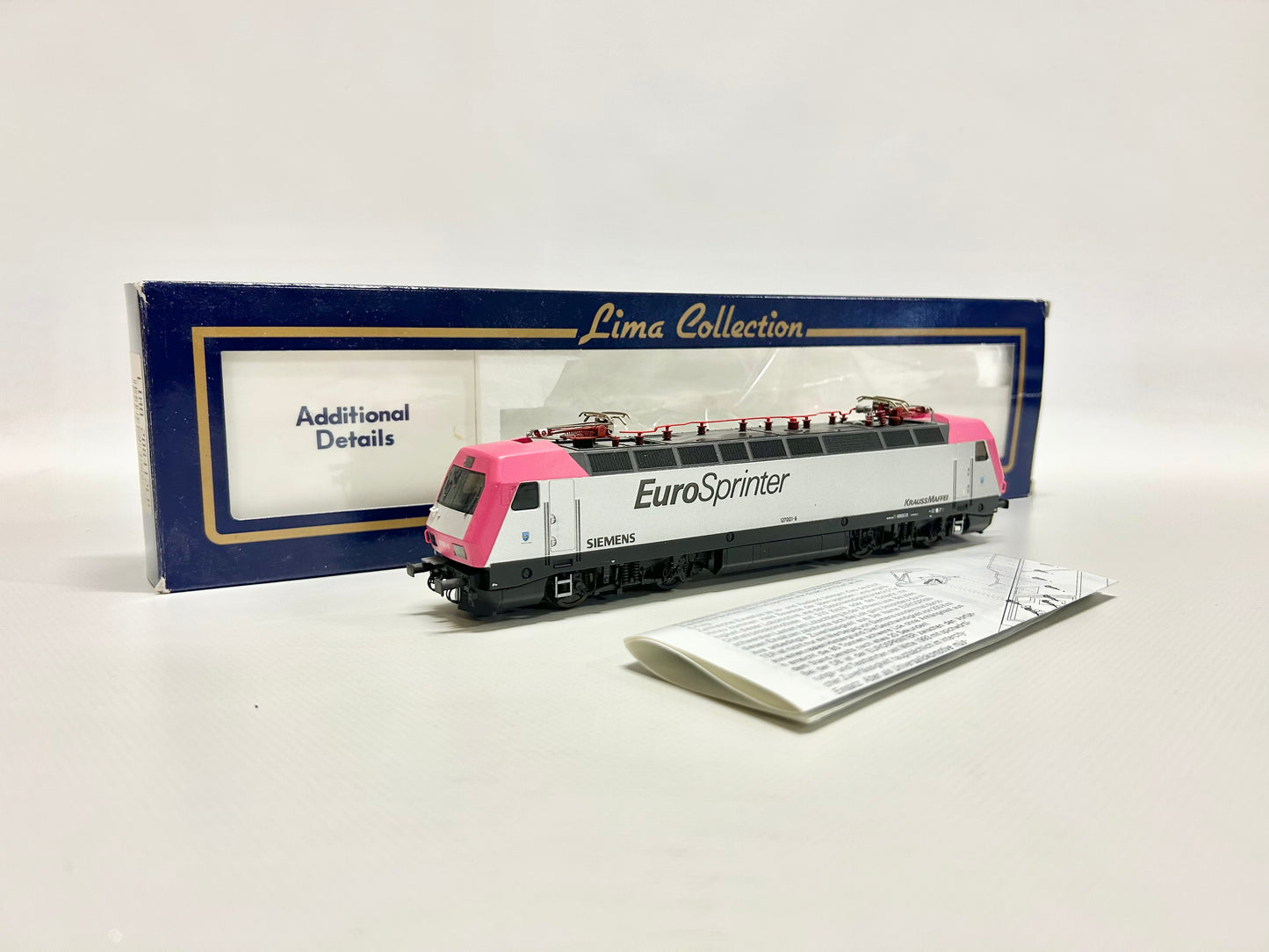 Lima 208412LP E-Lok Br 127 001-6 Euro Sprinter Krauss Maffei DC H0