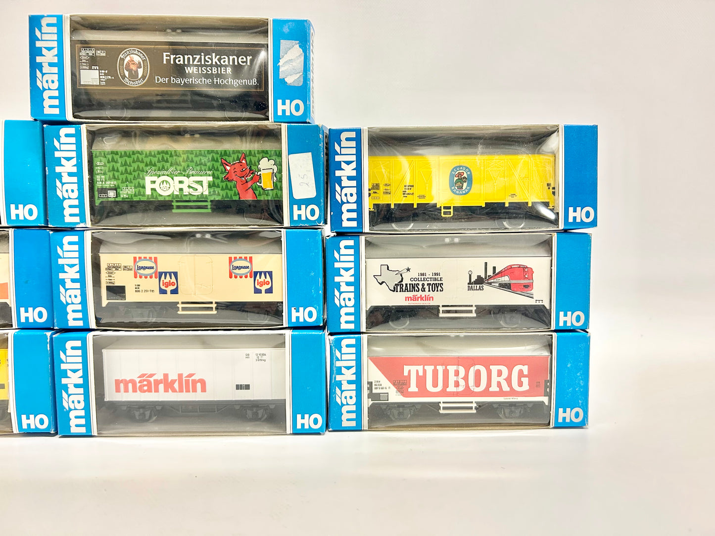 Märklin 10x Güterwagen Kühlwagen Werbewagen H0
