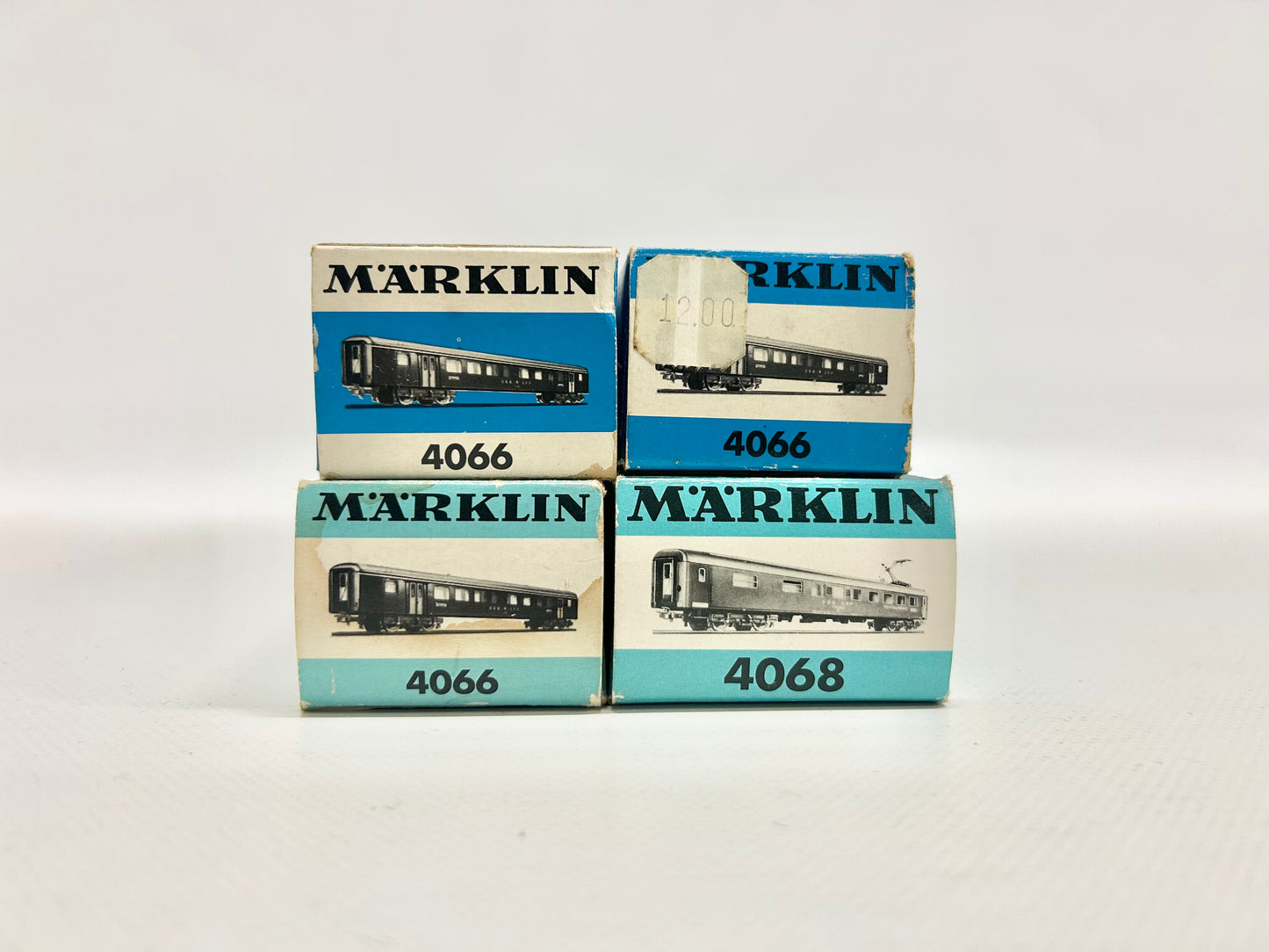 Märklin 4066 4068 4x Schnellzugwagen Personenwagen SBB AC H0