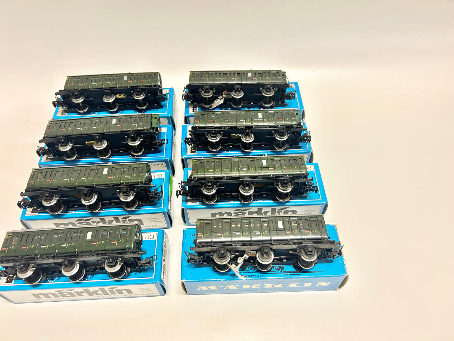 Märklin 8x 4004 4005 Abteilwagen Personenwagen Konvolut H0