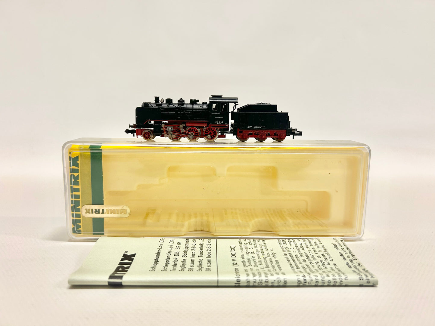Minitrix 2028 Dampflok Br 24 043 DB Spur N