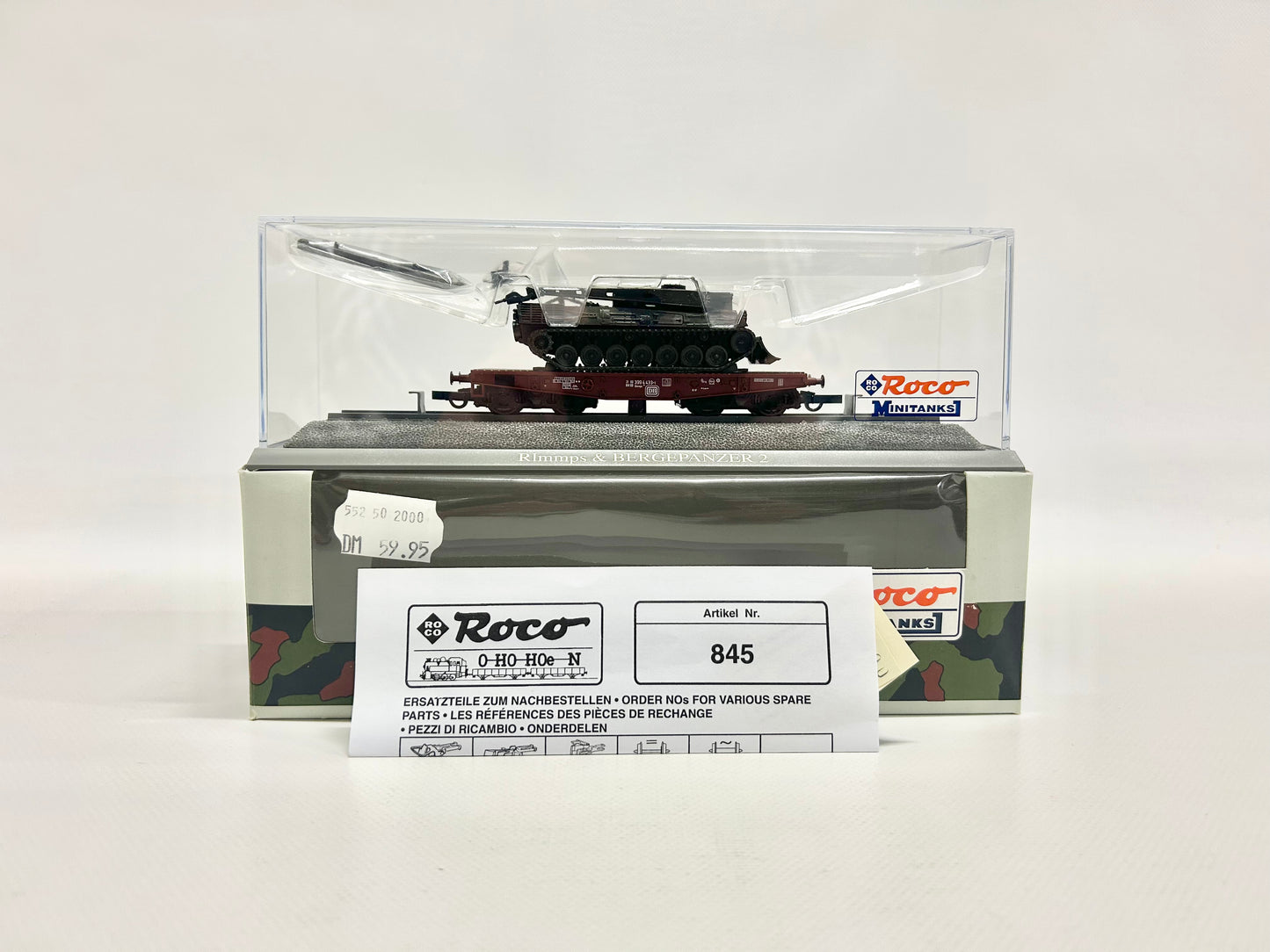 Roco Minitanks 841 845 883 885 826 Güterwagen beladen mit Militärfahrzeugen H0