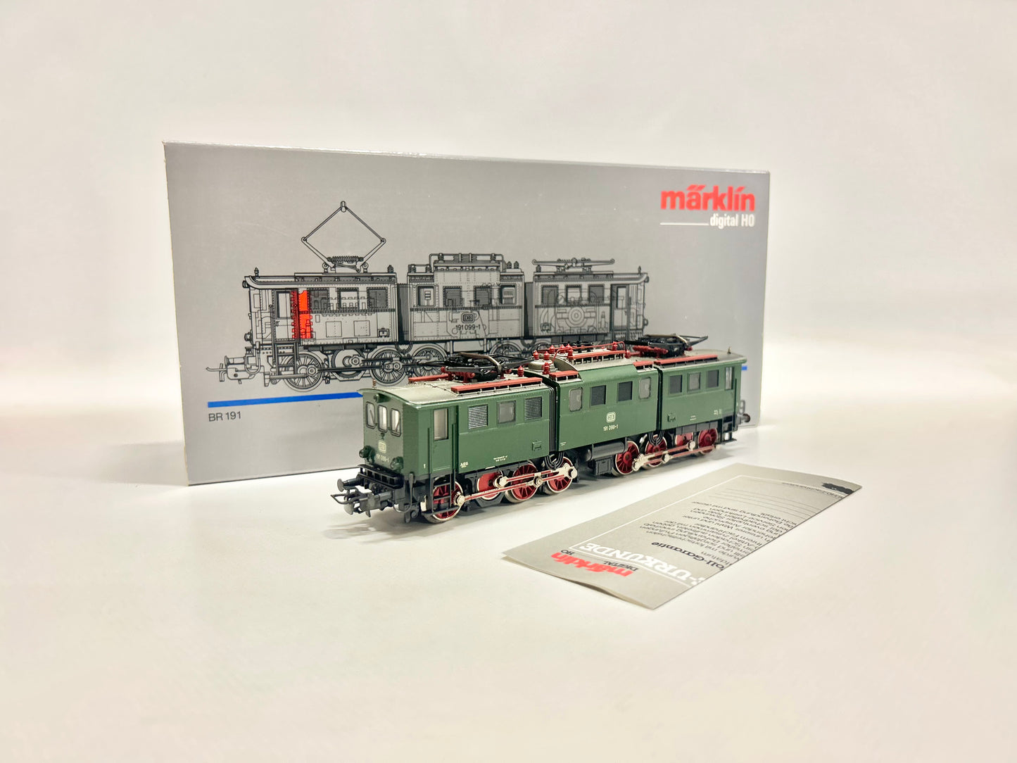 Märklin 3629 Digital E-Lok Br 191 099-1 DB AC H0