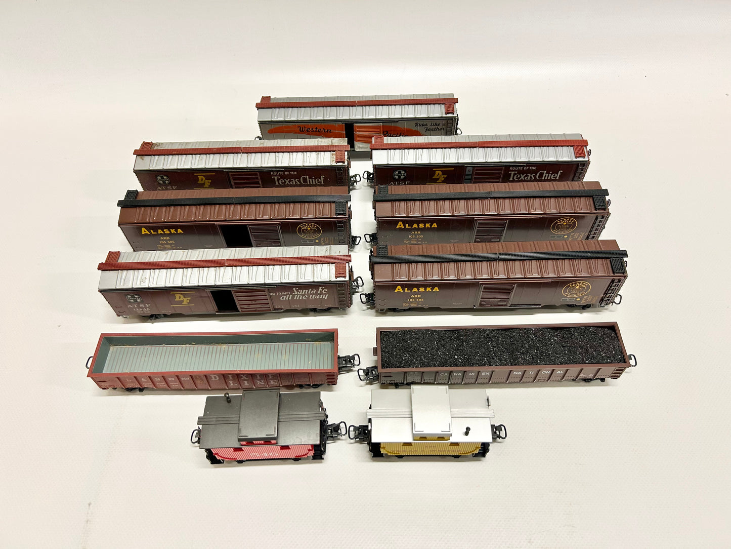 Märklin 11x USA Güterwagen Box Cars Konvolut H0