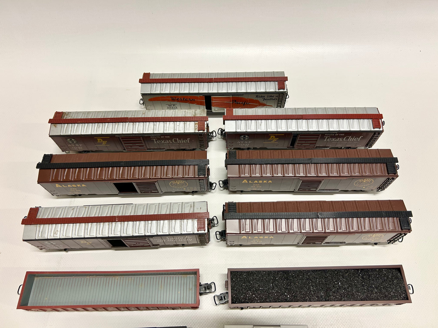 Märklin 11x USA Güterwagen Box Cars Konvolut H0