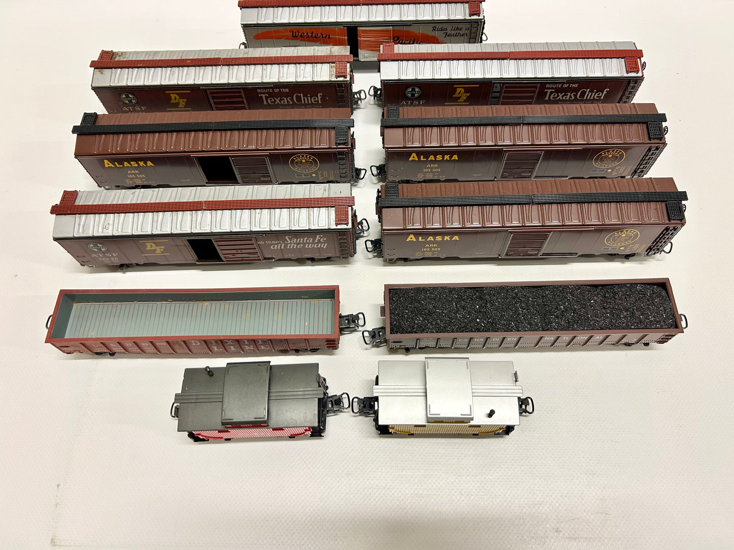 Märklin 11x USA Güterwagen Box Cars Konvolut H0