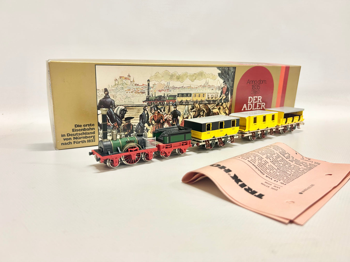 Trix 1200 Historischer Personenzug "Adler" um 1835 DC H0