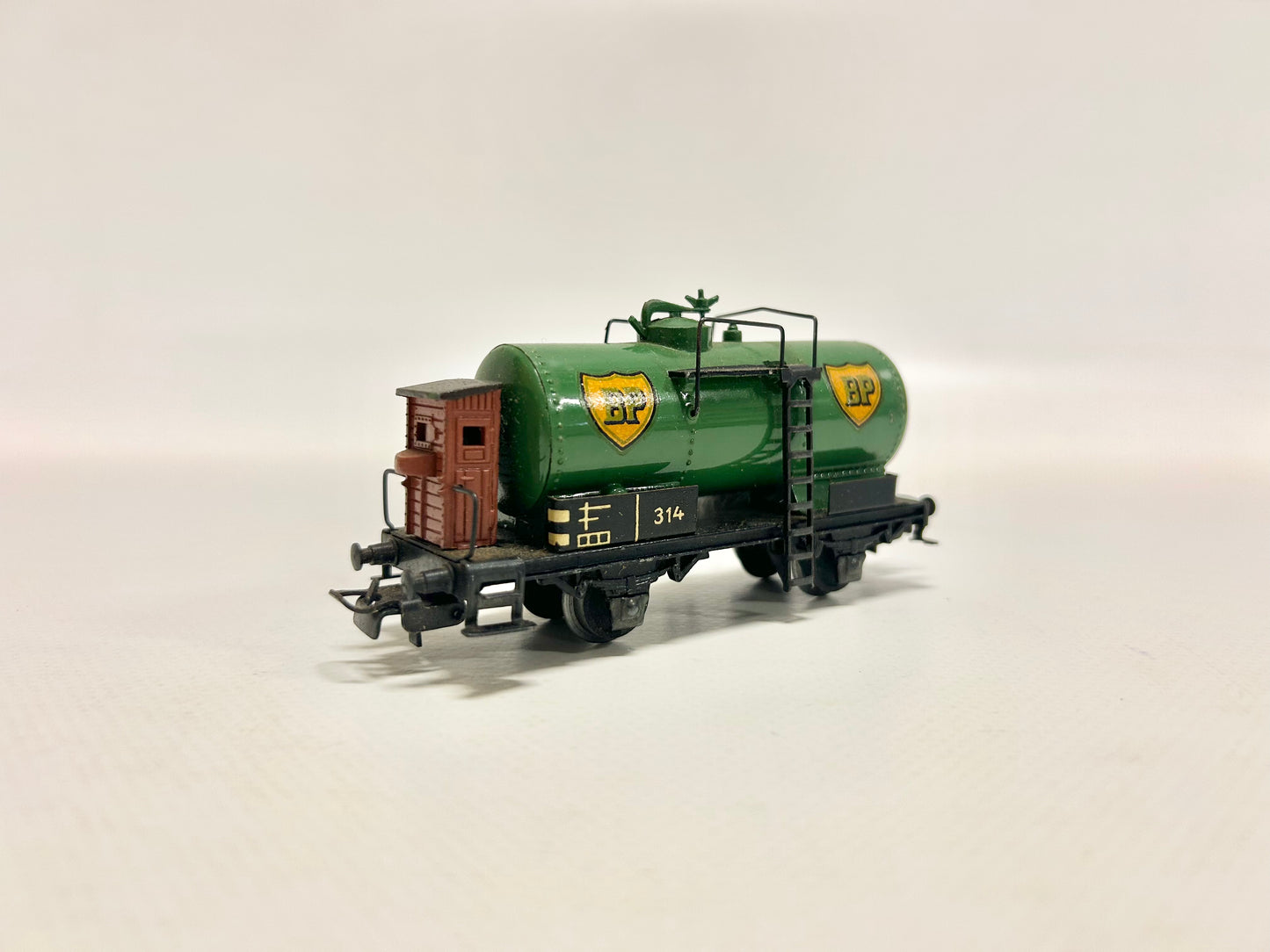 Märklin 314 BP Kesselwagen "BP" 1950er Jahre DB AC H0
