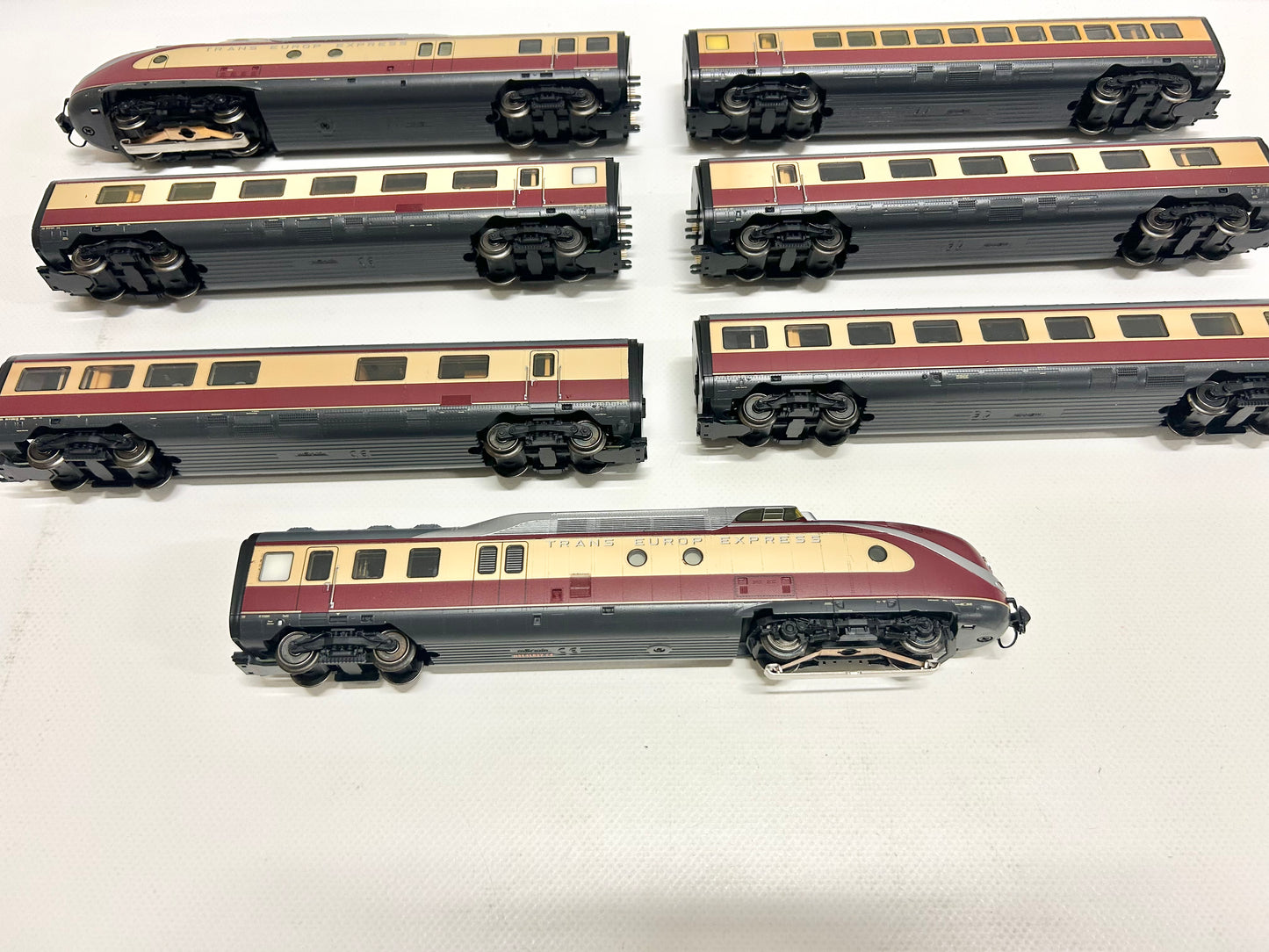 Märklin 37605 Digital + Sound + Zusatzwagen Trans Europ Express Dieseltriebwagen H0