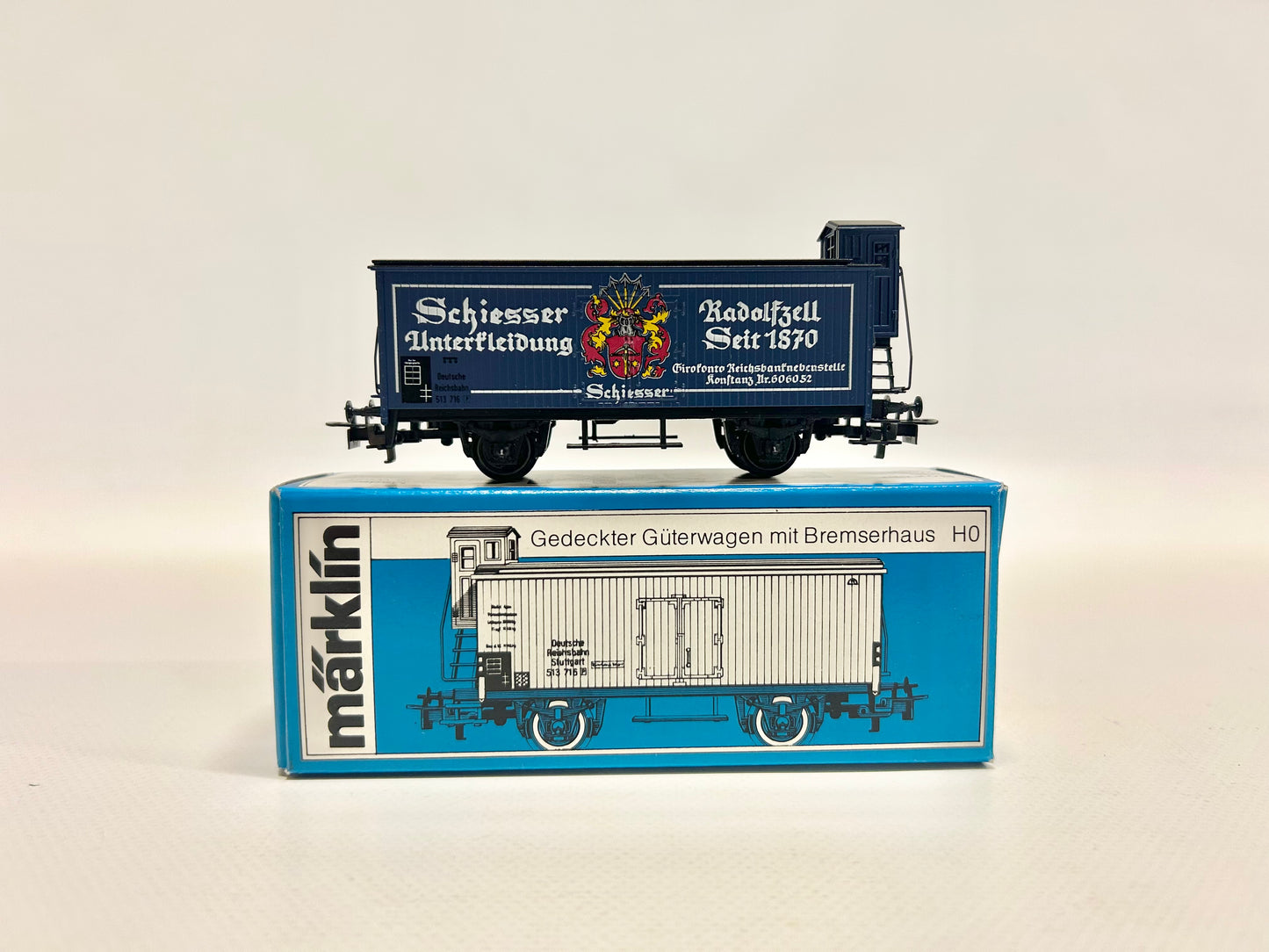 Märklin 4680 SoMo "Schiesser" Radolfzell Gedeckter Güterwagen AC H0