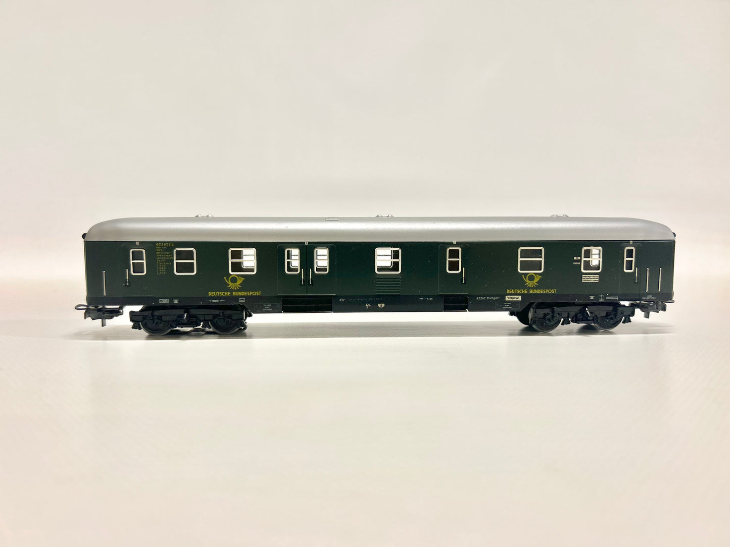 Märklin 4047 mit Innenbeleuchtung Postwagen DB AC H0