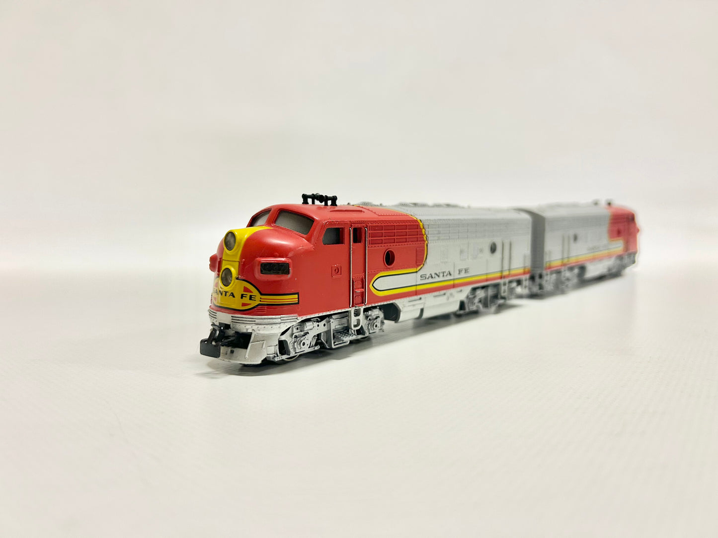 Märklin 3060 + 4060 Diesellok F7 Santa Fe USA AC H0