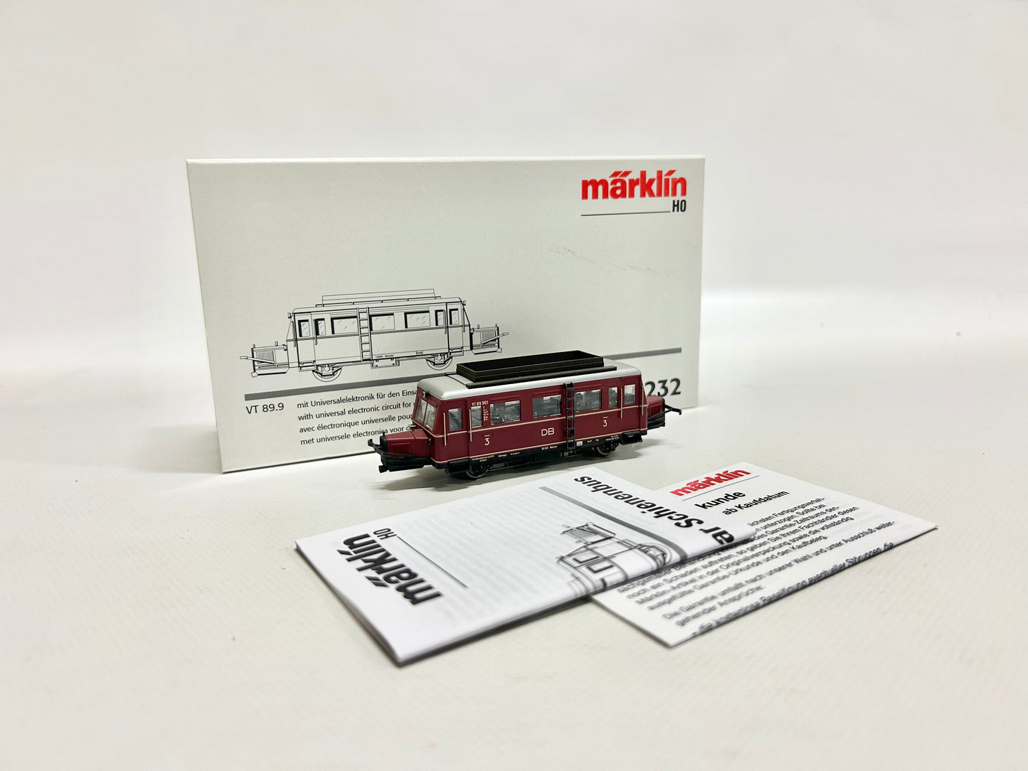 Märklin 34232 Digital Triebwagen Schweineschnäuzchen H0