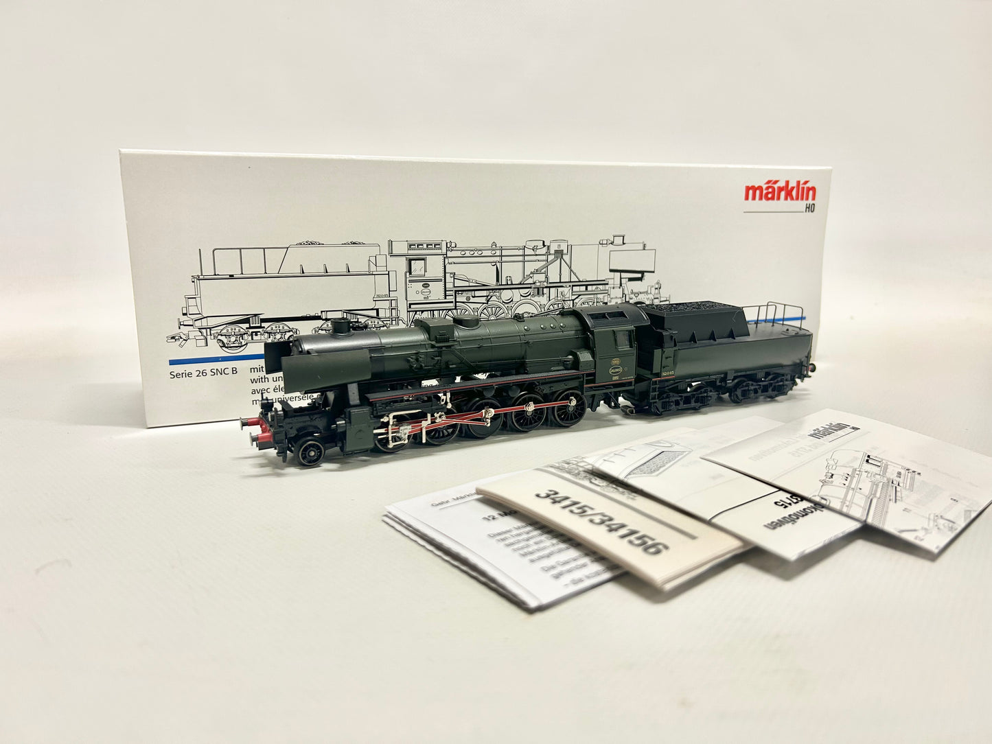 Märklin 34156 Digital Dampflok Serie 26 SNCB H0