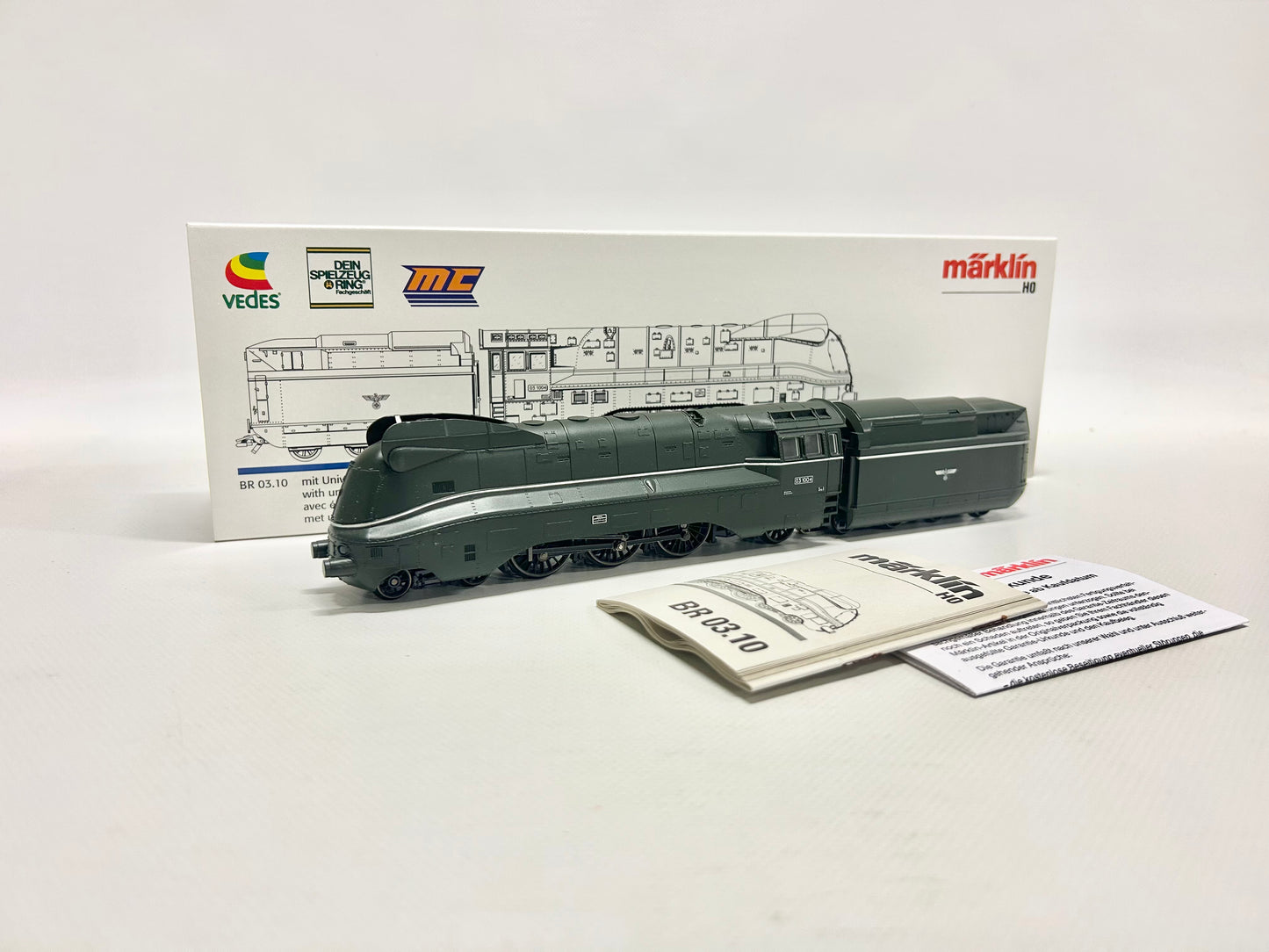 Märklin 33912 Digital Br 03.10 Stromliniendampflok H0