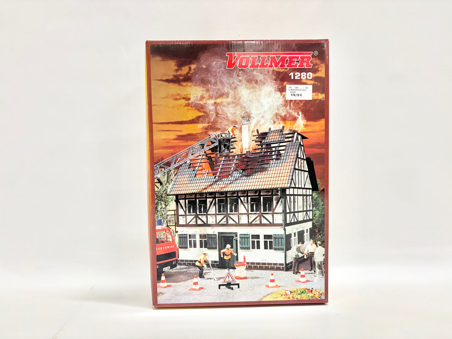 Vollmer 1280 H0 Brennendes Haus Bausatz