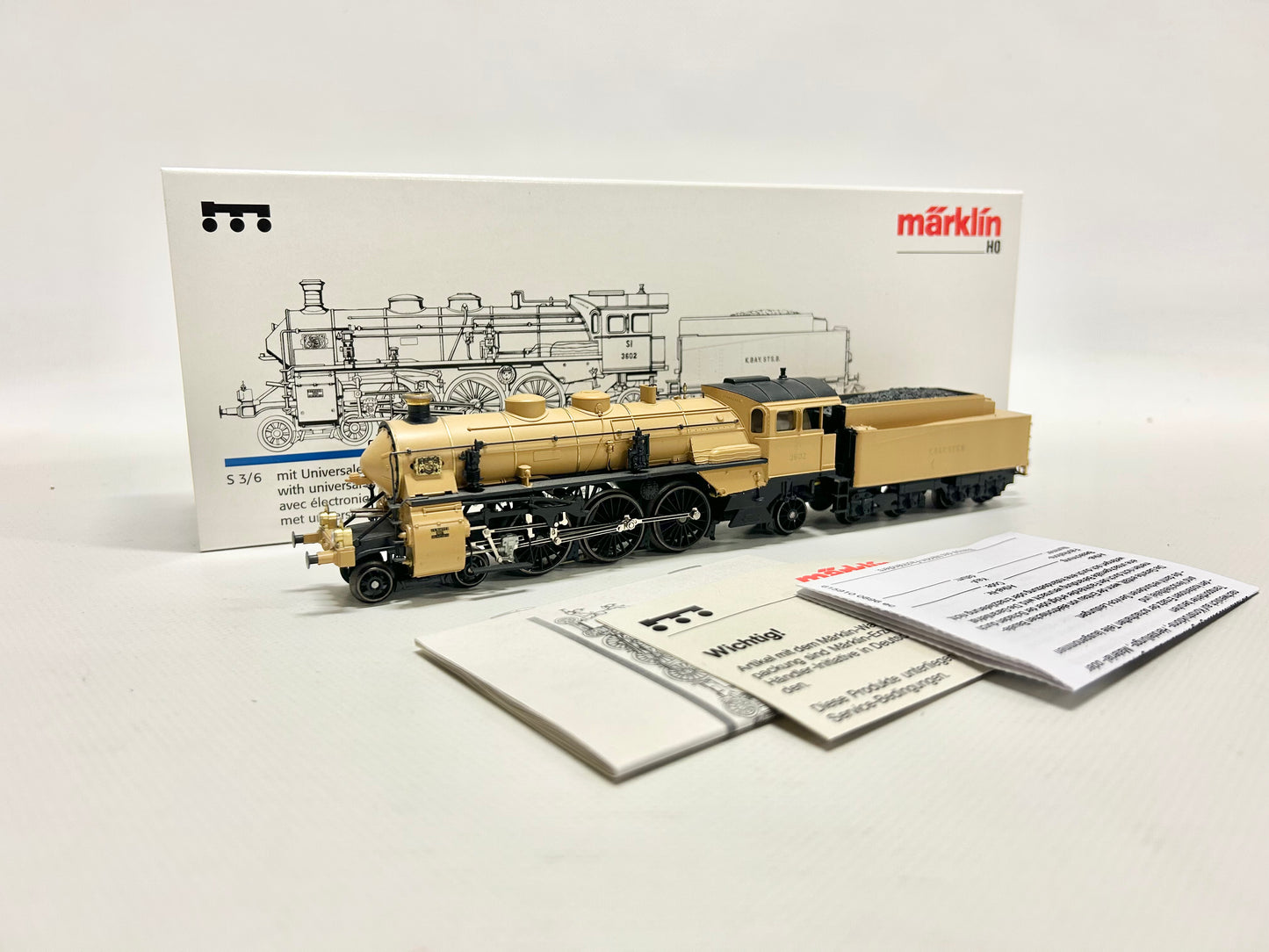 Märklin 33185 Digital Bayrische Dampflok S3/6 H0