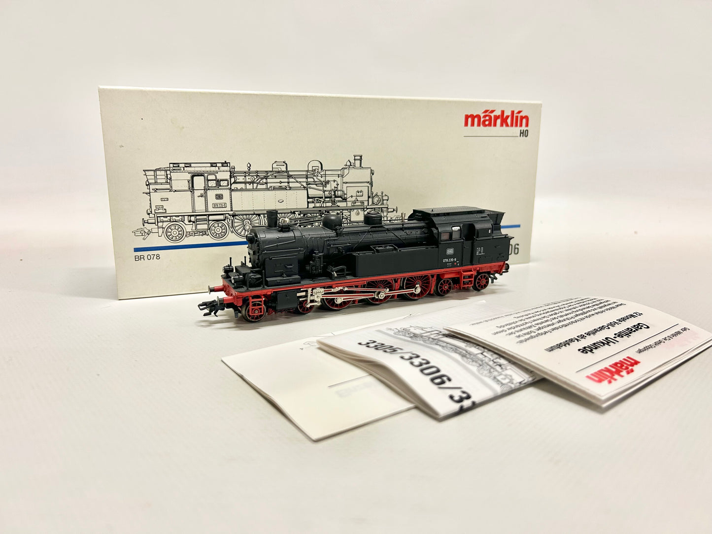 Märklin 3306 Dampflok BR 78 DB H0