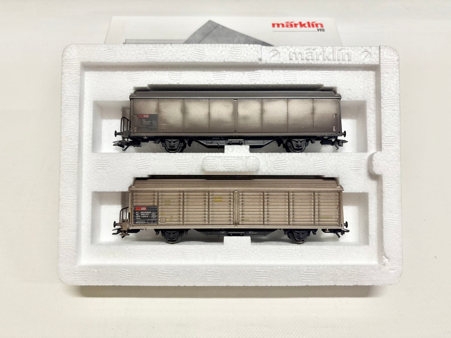 Märklin 47352 Wagen-Set Schiebewandwagen SBB AC H0