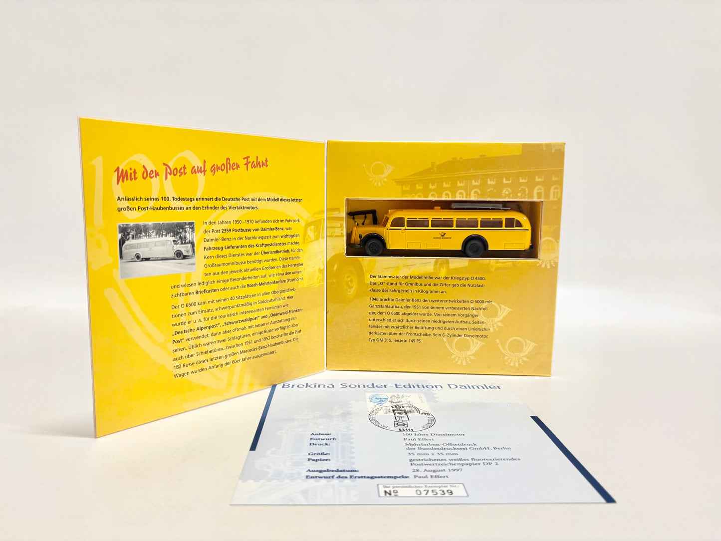 Brekina "Der letzte Post-Haubenbus" Mercedes-Benz O 6600 H0