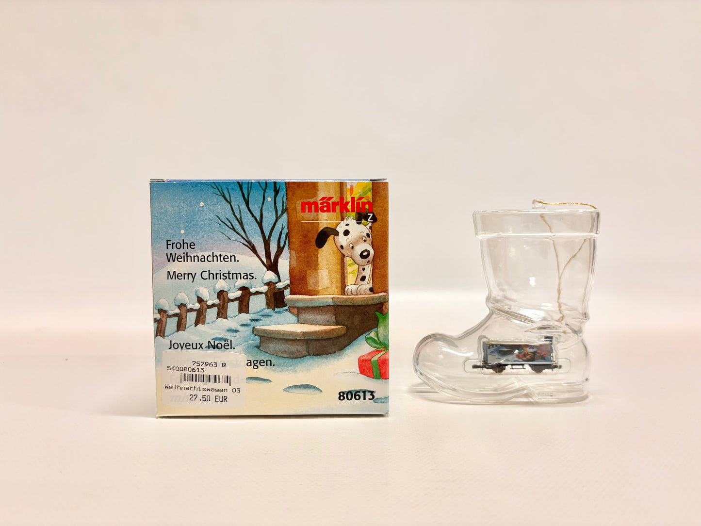 Märklin 80613 Mini Club Weihnachtswagen 2003 im Stiefel Spur Z