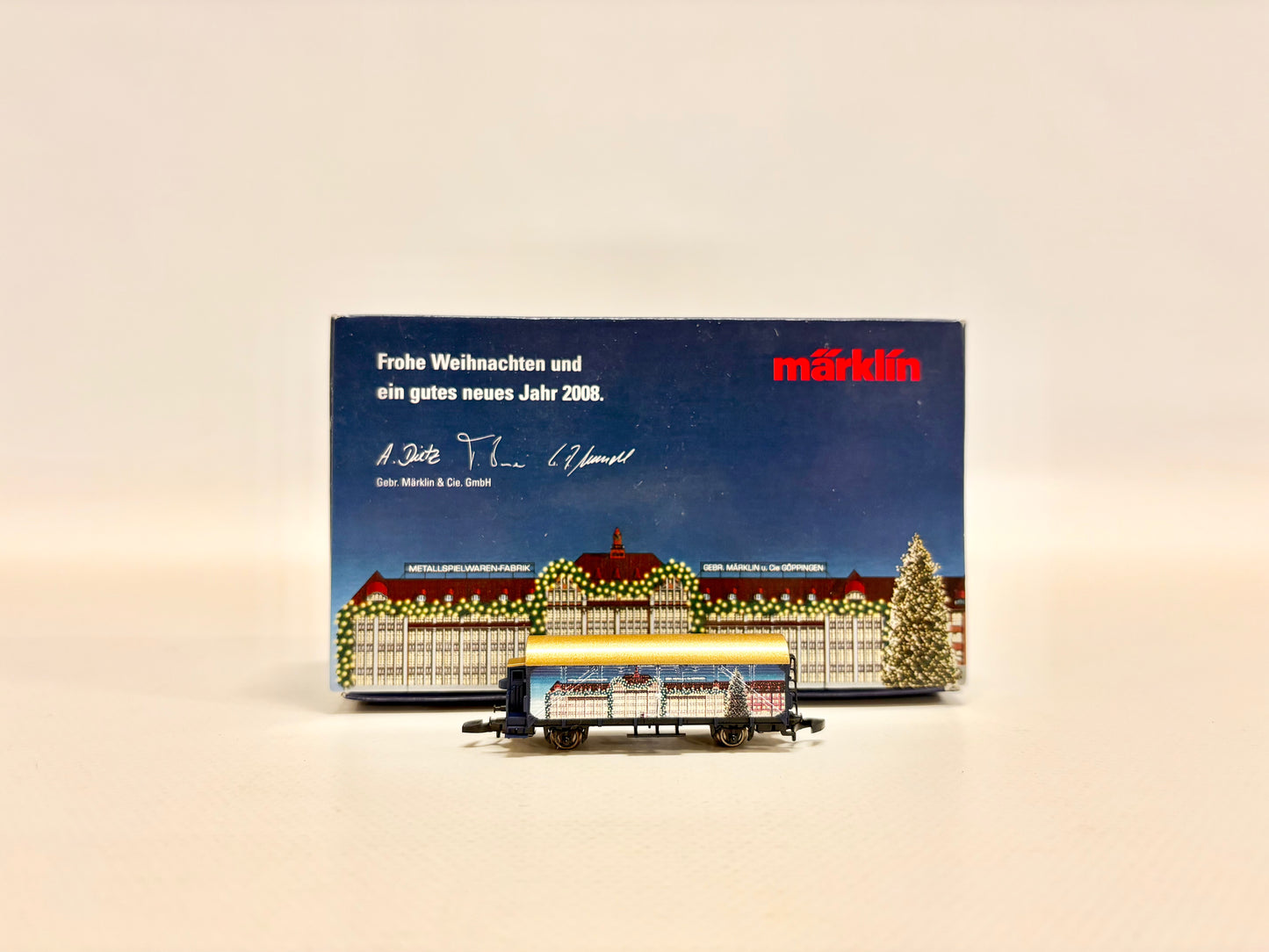 Märklin Mini Club Weihnachtswagen 2008 Kühlwagen DB Spur Z