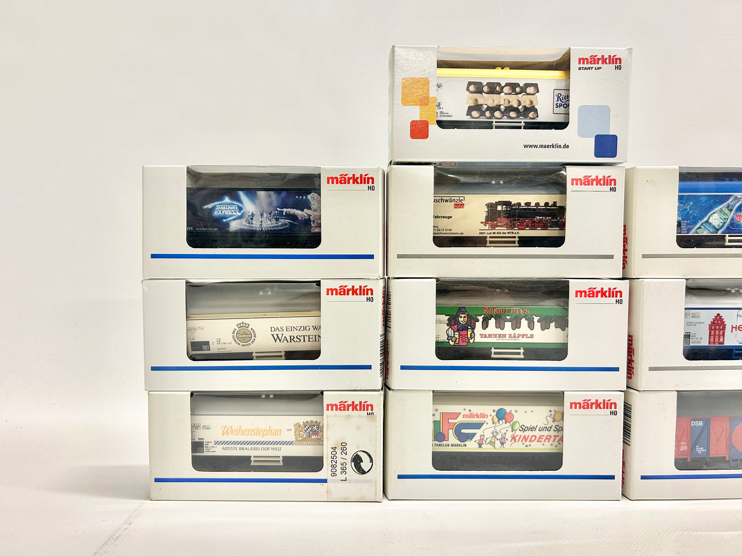 Märklin 10x Güterwagen Kühlwagen Werbewagen Konvolut H0