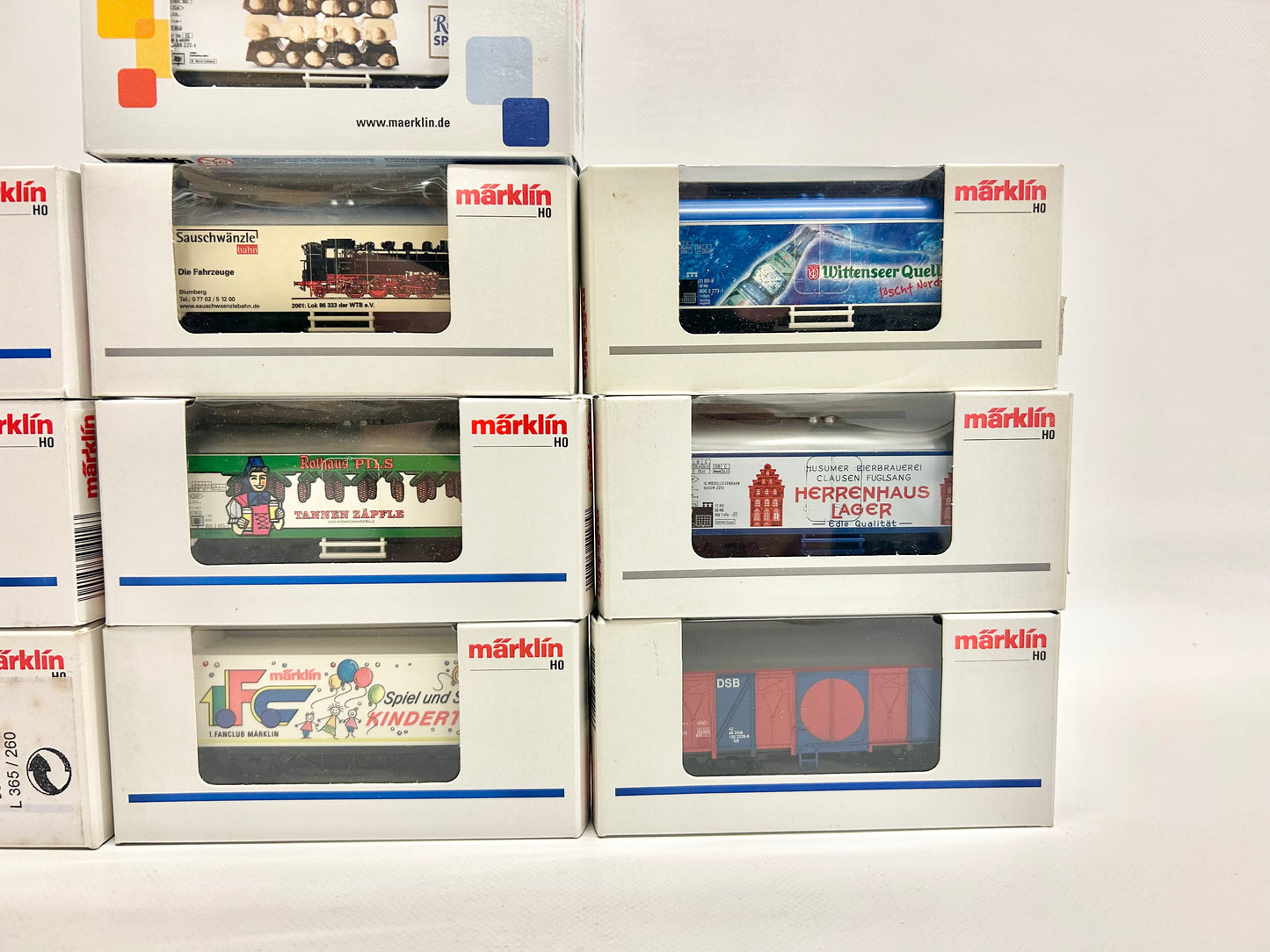 Märklin 10x Güterwagen Kühlwagen Werbewagen Konvolut H0