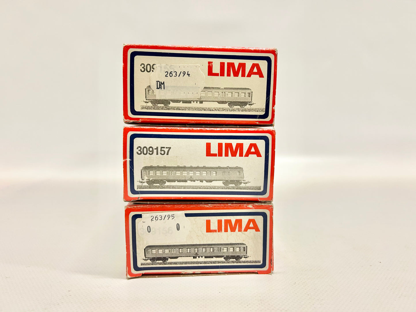 LIMA 3x Silberlinge, passenger car local transport, H0, OVP, TOP