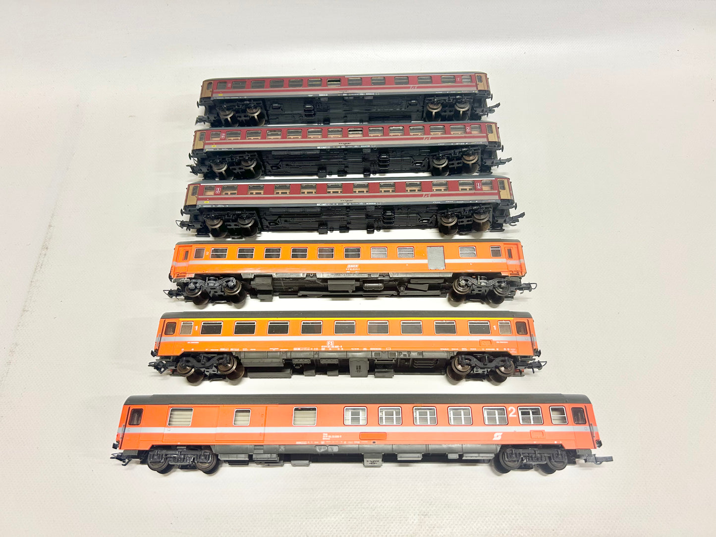 Roco 6x Personenwagen Reisezugwagen ÖBB & FS Konvolut H0