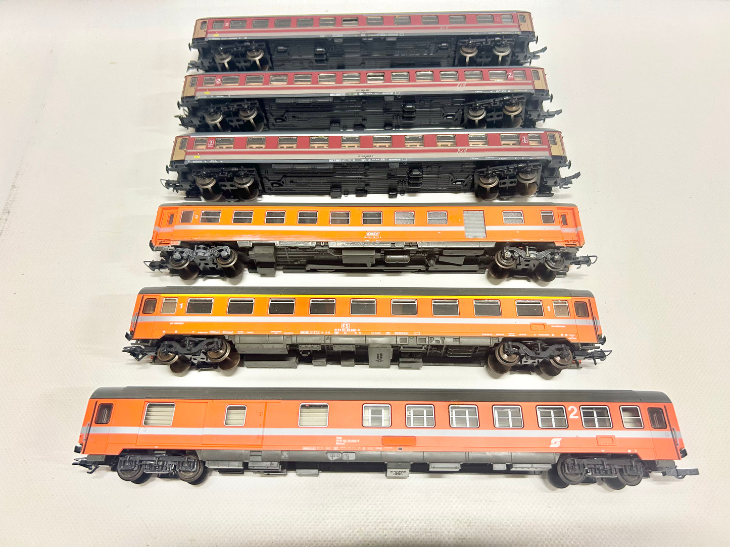 Roco 6x Personenwagen Reisezugwagen ÖBB & FS Konvolut H0