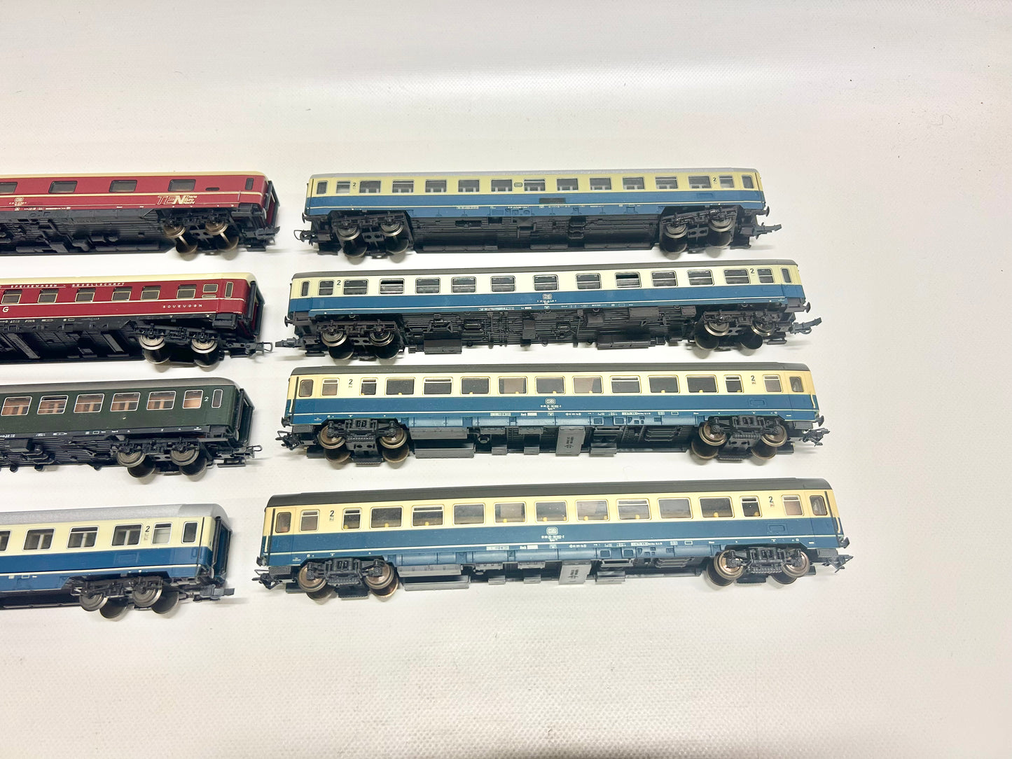 Roco 8x Personenwagen Reisezugwagen Konvolut DB H0