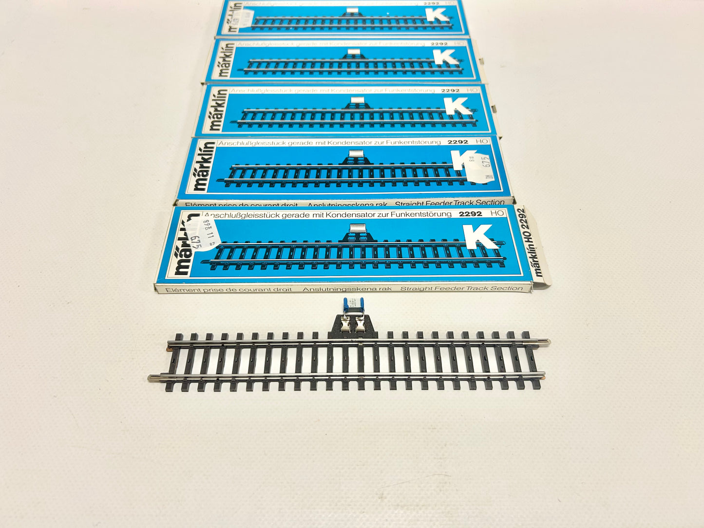 Märklin 2292 5x Anschlussgleis K-Gleis AC H0