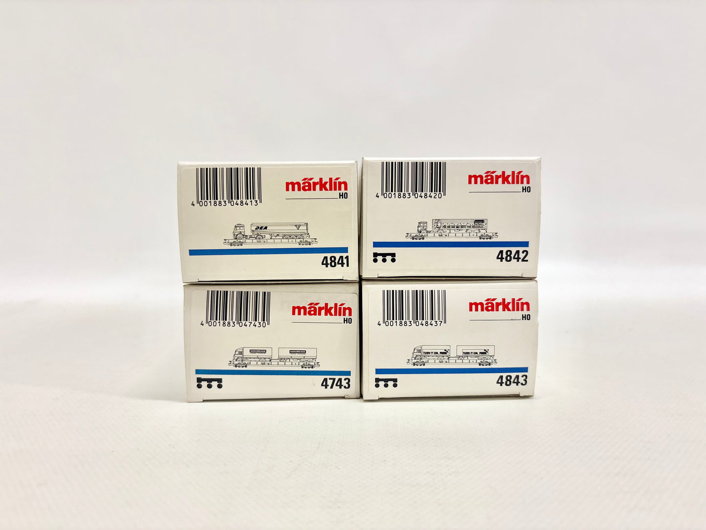 Märklin 4841 4842 4743 4843 Wagen-Set Rollende Landstraße DB AC H0