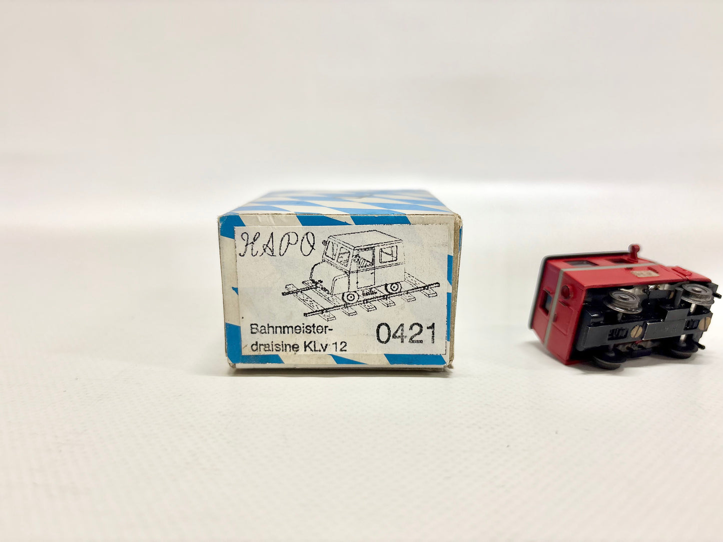 Hapo 0421 Bahnmeisterdraisine KLv12 DC H0
