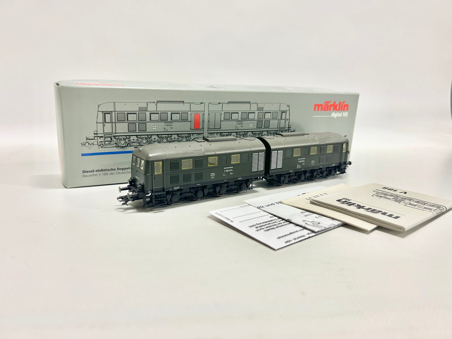 Märklin 37282 Digital + Sound V 188 Diesellok DB H0