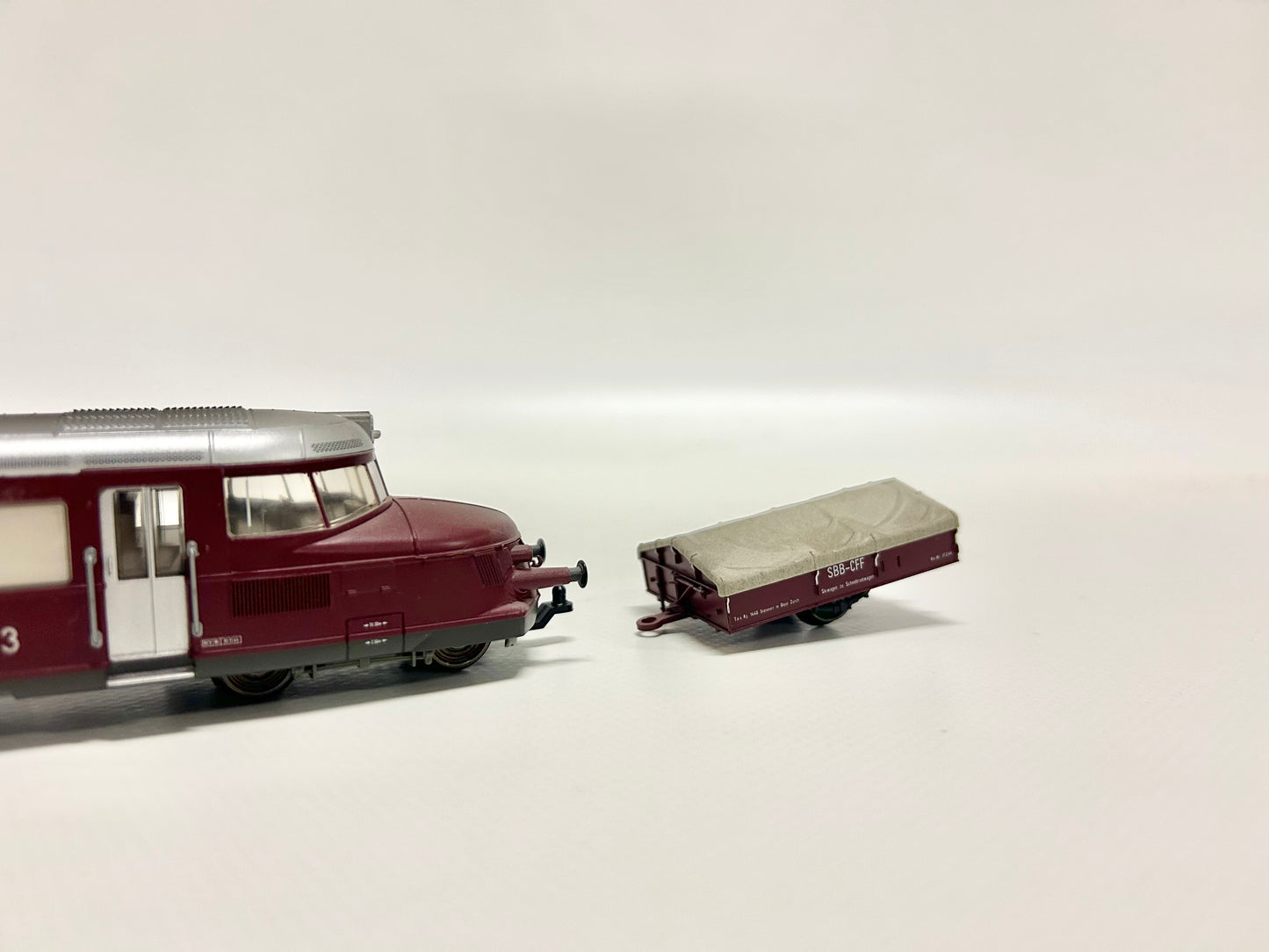 Märklin 33865 Digital RBe 2/4 Triebwagen "Roter Pfeil" mit Anhänger H0