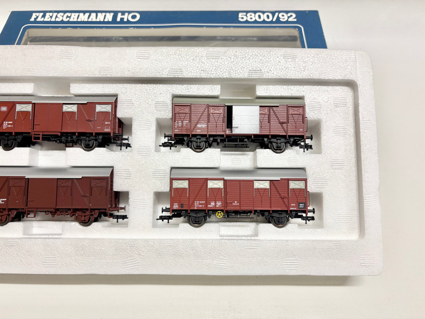 Fleischmann 5800/92 Wagen-Set Eurowagen DC H0