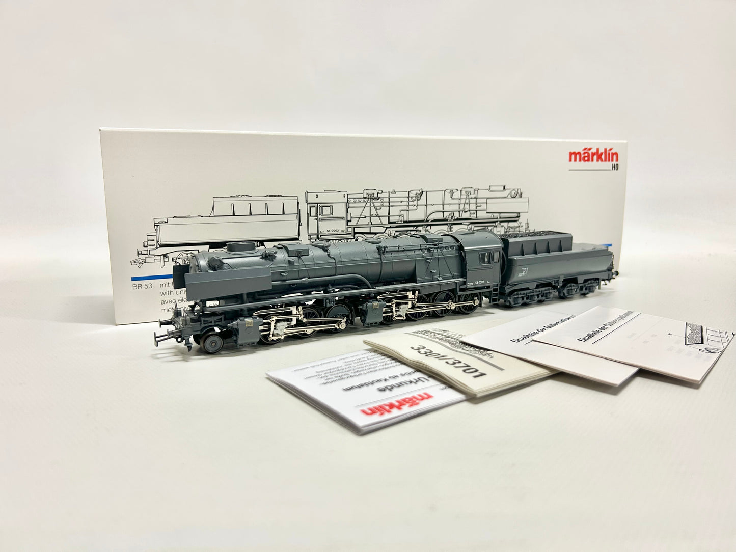 Märklin 3301 Digital Br 53 Borsig Dampflok H0