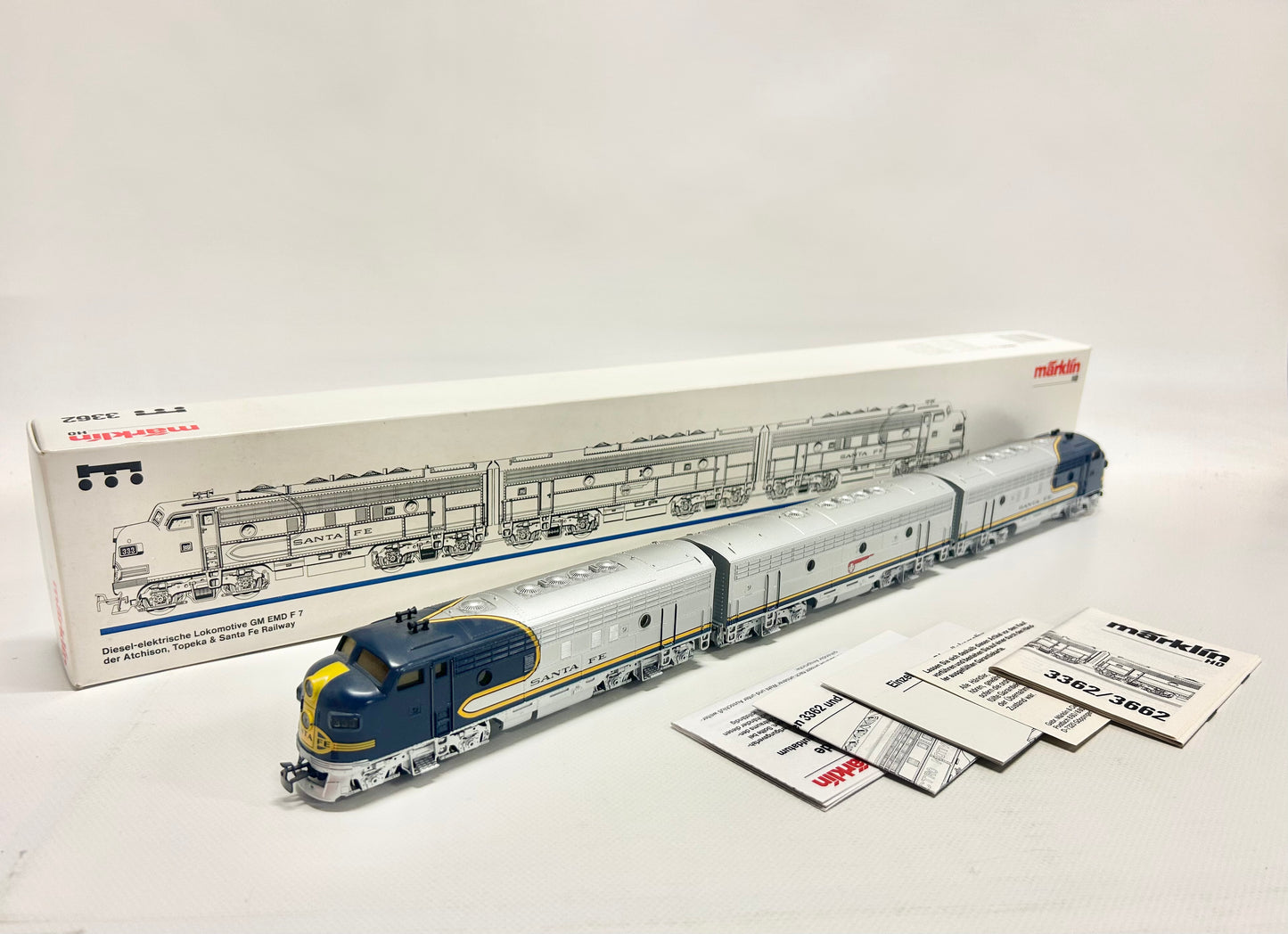 Märklin 3362 Diesellok EMD F7 Santa Fe USA H0