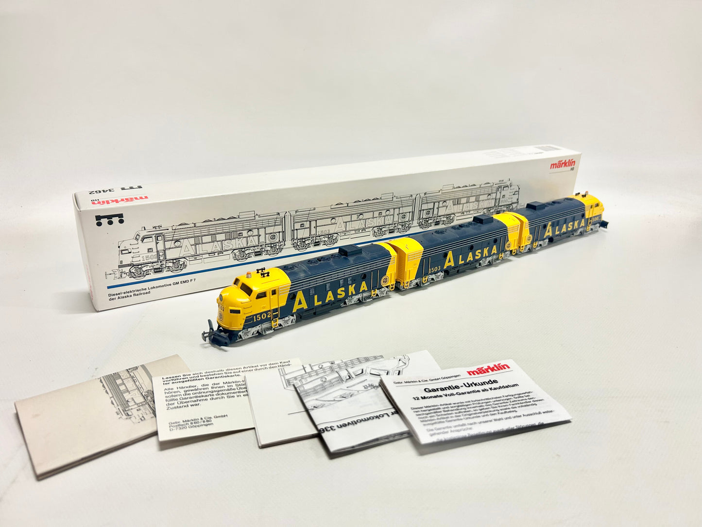 Märklin 3462 Diesellok EMD F7 Alaska USA Diesellok H0