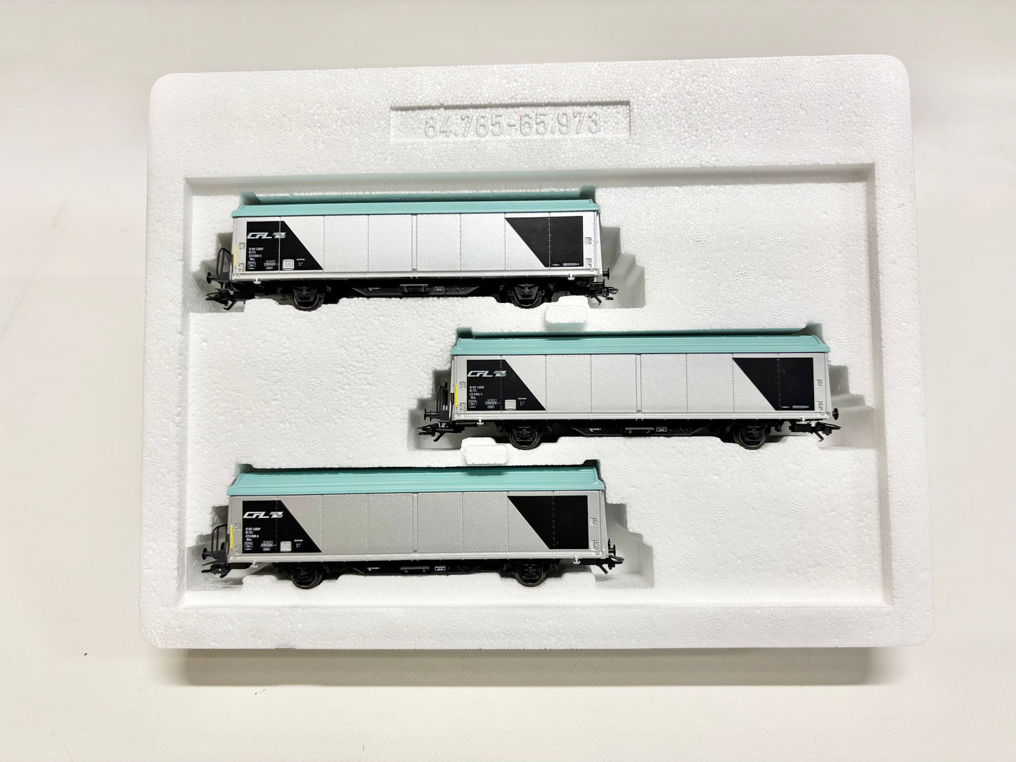 Märklin 44563.003 Wagen-Set Schiebewandwagen "50 Jahre CFL" AC H0