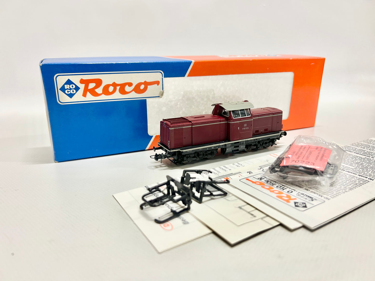 Roco 69417 AC, Class 212 diesel locomotive, DB, original packaging, top condition