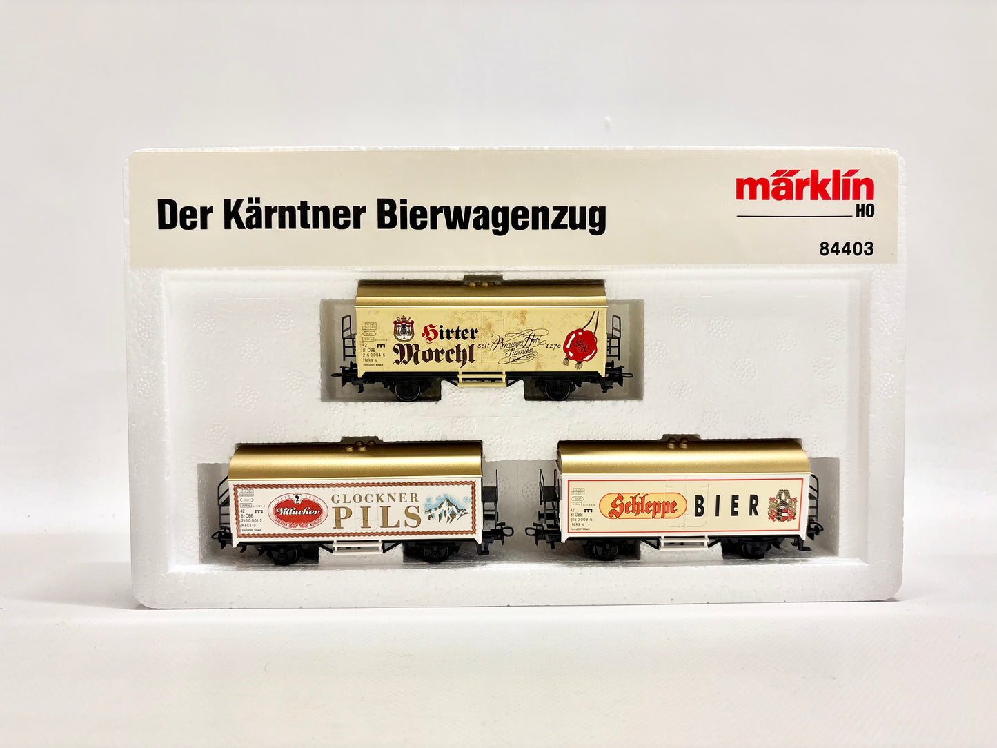 Märklin 84403 Wagen-Set "Der Kärntner Bierwagenzug" AC H0
